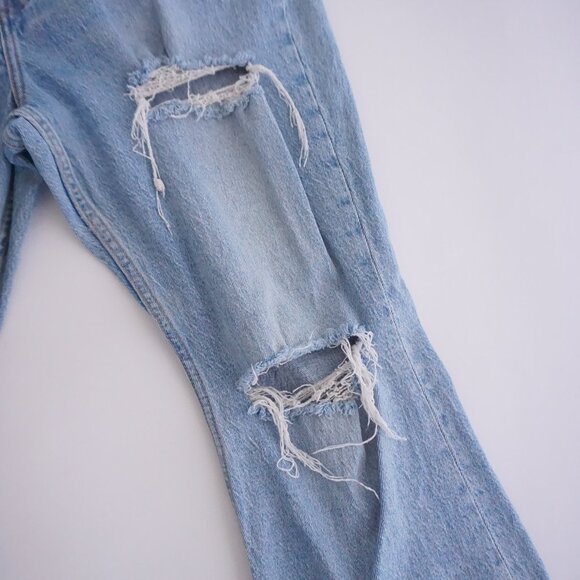 Levi's Light Blue Flare Jeans - Picture 6 of 16